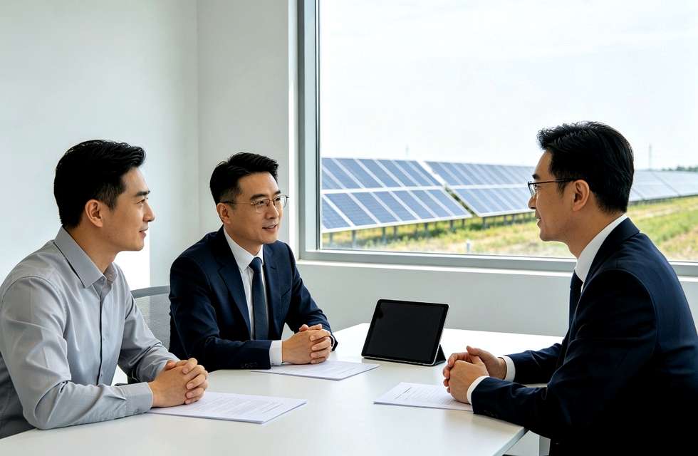 代理人与服务团队沟通售电合作